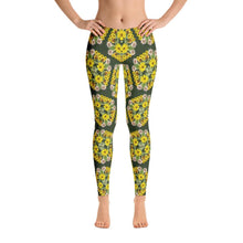 Grandma's Sunflower Mandala Leggings