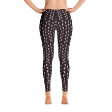 Red Green Leaf 3 Leggings