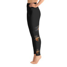 Honeybees in Flight Yoga Leggings