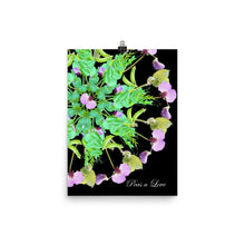 Peas n Love Mandala Poster