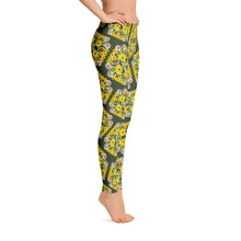 Grandma's Sunflower Mandala Leggings