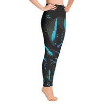 Green Swallowtail Yoga Leggings