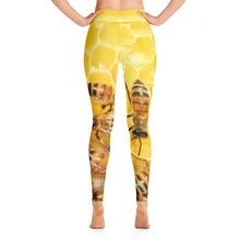 Bees on Honeycomb Yoga Leggings