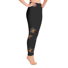 Honeybees in Flight Yoga Leggings