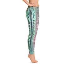 Metallic Wood Boring Beetle Leggings