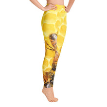 Bees on Honeycomb Yoga Leggings