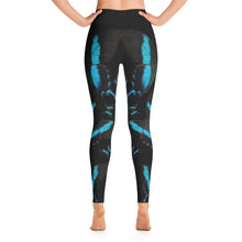 Green Swallowtail Yoga Leggings