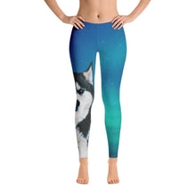 Husky Aurora Borealis Leggings