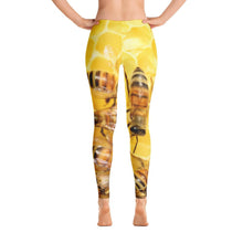Bees on Honeycomb Leggings