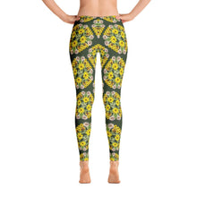 Grandma's Sunflower Mandala Leggings