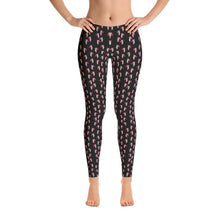 Red Green Leaf 3 Leggings