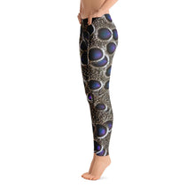 Grey Peacock Pheasant Leggings