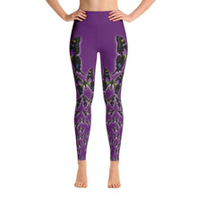 Purple Spotted Swallowtail Yoga Leggings