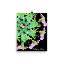 Peas n Love Mandala Poster