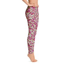 Red Green Leaf 2 Leggings