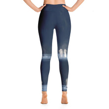 Whales in Silver Bay Yoga Leggings
