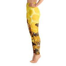 Bees on Honeycomb Yoga Leggings