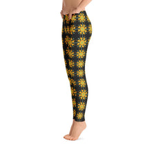 Yellow Nasturtium Mandala Leggings