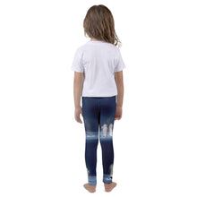 Whales in Sliver Bay Kids' Leggings