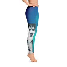 Husky Aurora Borealis Leggings