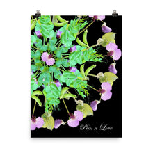 Peas n Love Mandala Poster