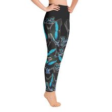Green Swallowtail 2 Yoga Leggings