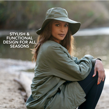 Satin-Lined, Waterproof Adventure Hiking Sun Hat