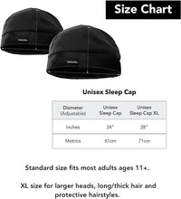 Satin-Lined, Unisex Sleep Cap, Adjustable Wave Cap